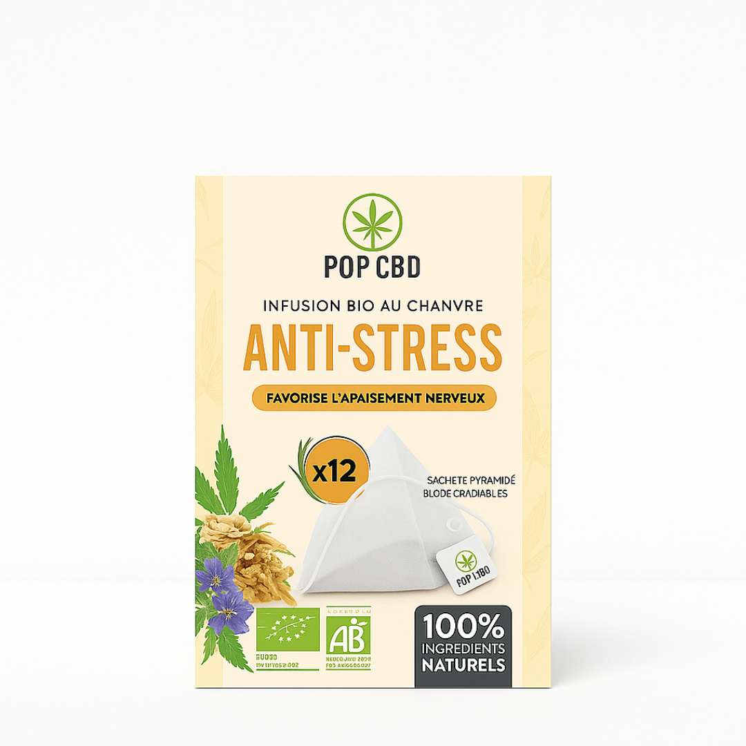 Infusion Bio au Chanvre Anti-Stress
