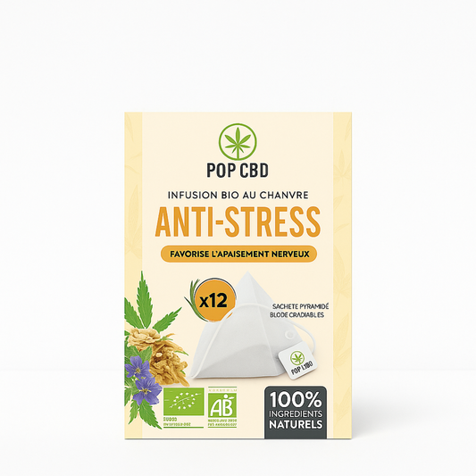 Infusion Bio au Chanvre Anti-Stress